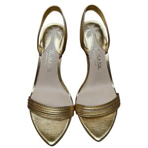 COPY - Gold Slingback Heels